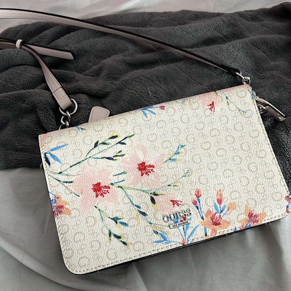 Floral Print Guess Purse